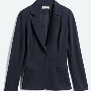 Navy Blue 41 Hawthorn Amaya Ponte Blazer size Large